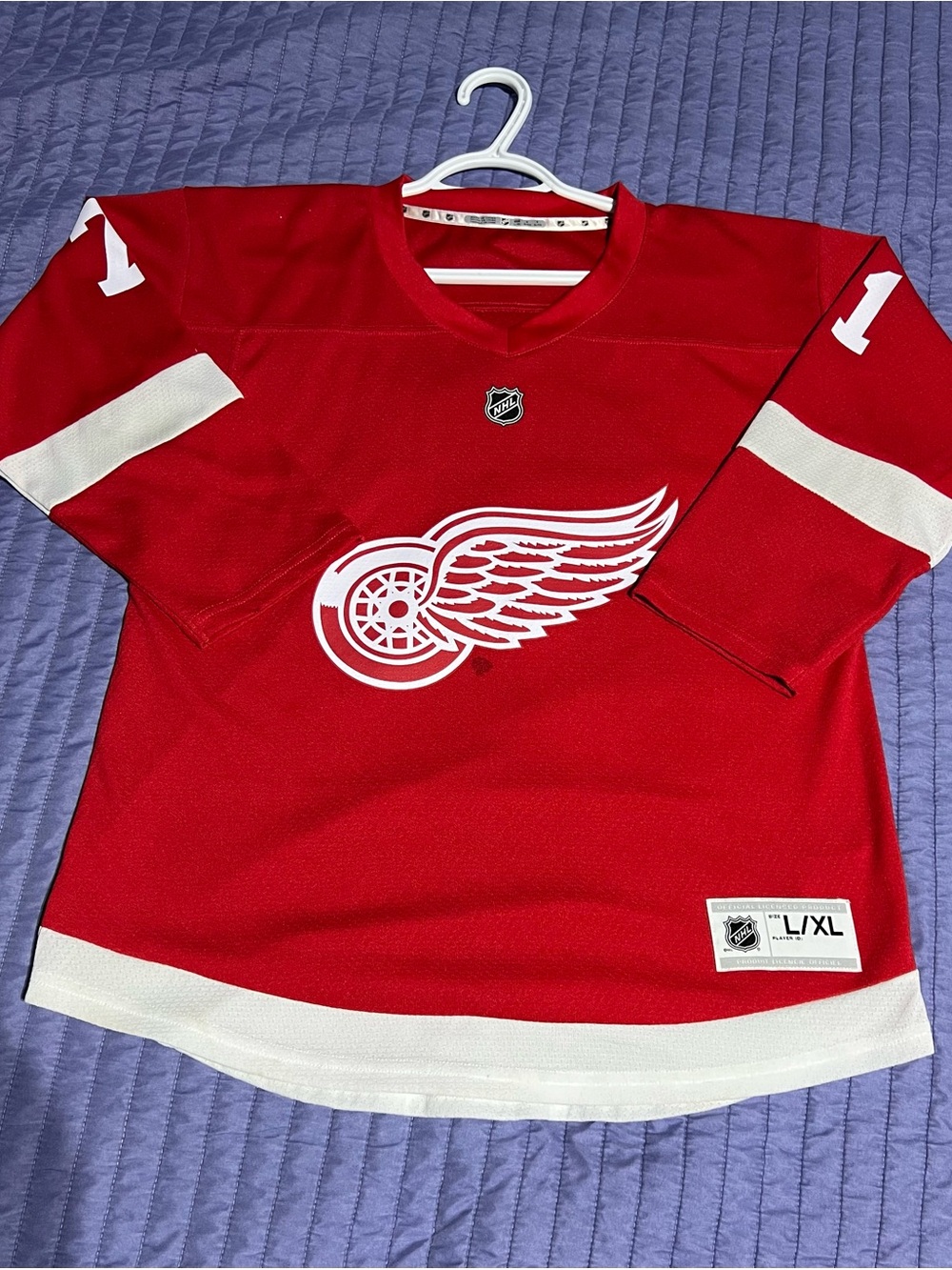 NHL Red and White Team Jersey - NHL Brand L/XL